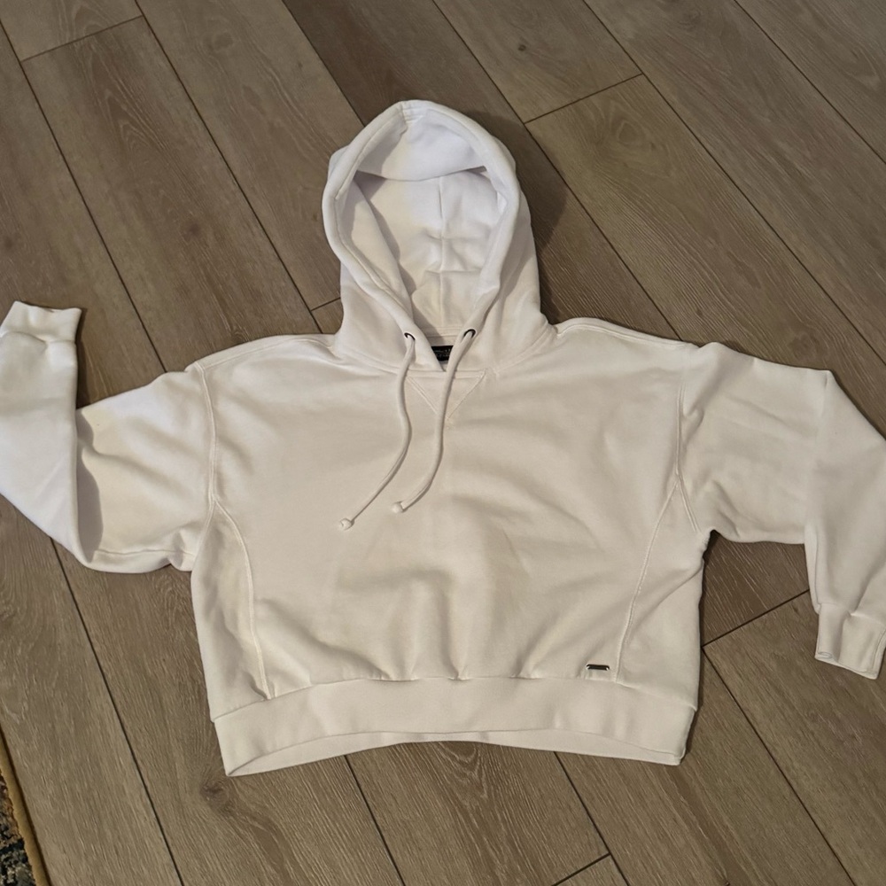 Abercrombie & Fitch White Hoodie
